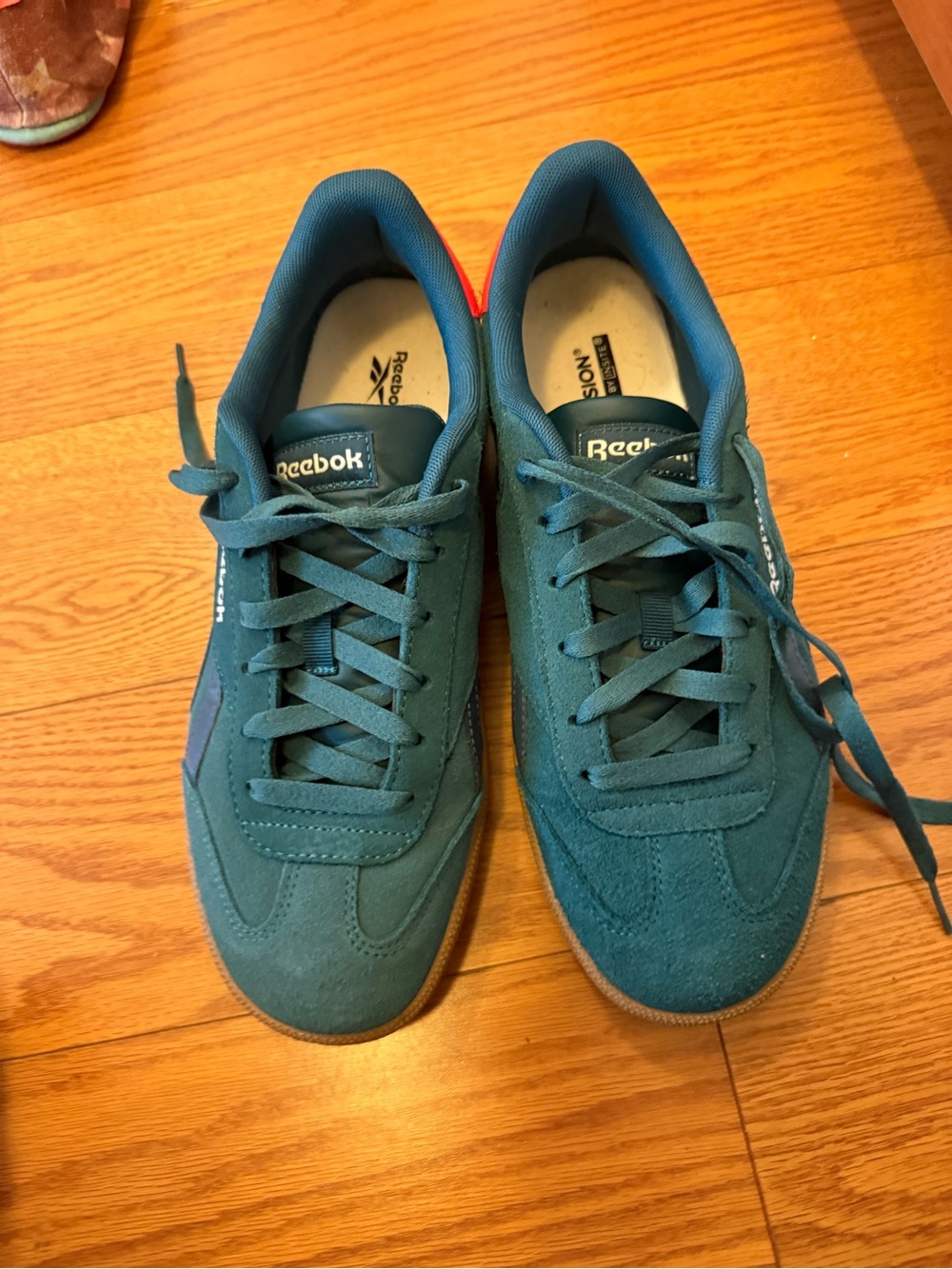Reebok Men's Smash Edge Sneakers Teal